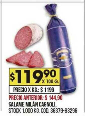 Coto Salame Milán Cagnoli oferta