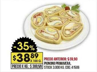 Coto Pionono Primavera oferta