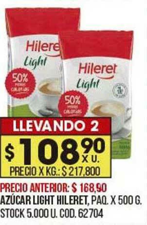Coto Azúcar Light Hileret oferta