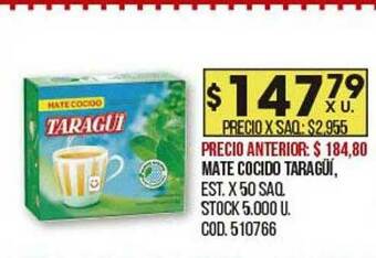 Coto Mate Cocido Taragüí oferta