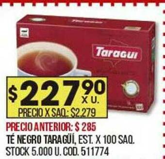 Coto Té Negro Taragüí oferta