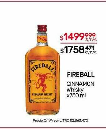 Nini Mayorista Fireball Cinnamon Whisky oferta