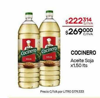 Nini Mayorista Cocinero Aceite Soja oferta
