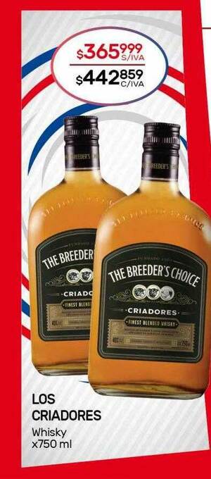 Nini Mayorista Los Criadores Whisky oferta