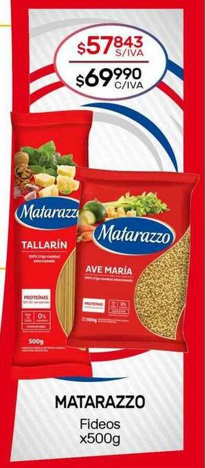 Nini Mayorista Matarazzo Fideos oferta