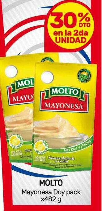 Nini Mayorista Molto Mayonesa Doy Pack oferta