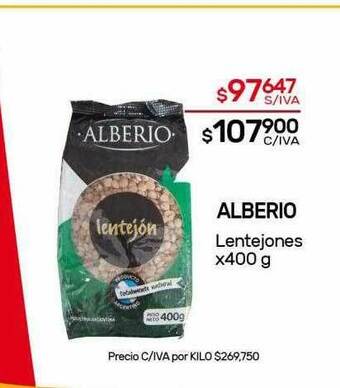 Nini Mayorista Alberio Lentejones oferta