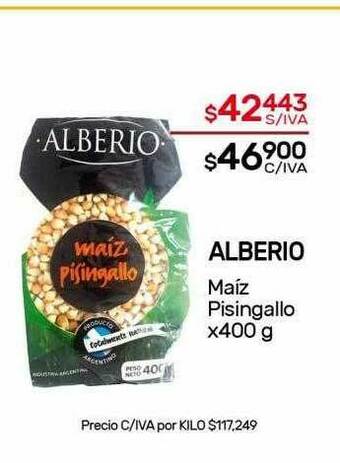 Nini Mayorista Alberio Maíz Pisingallo oferta