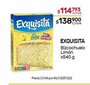 Nini Mayorista Exquisita Bizcochuelo Limón oferta