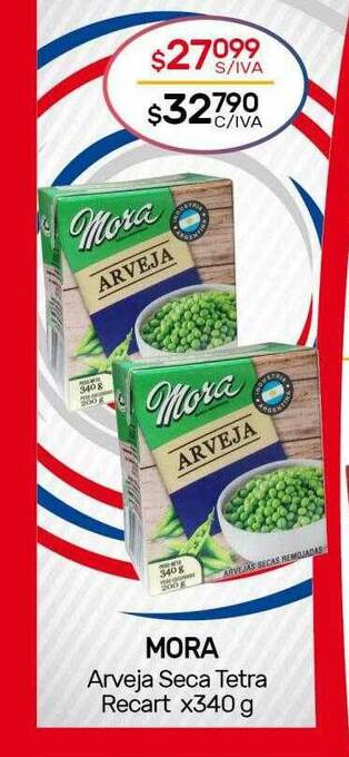Nini Mayorista Mora Arveja Seca Tetra Recart oferta