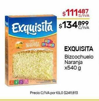 Nini Mayorista Exquisita Bizcochuelo Naranja oferta