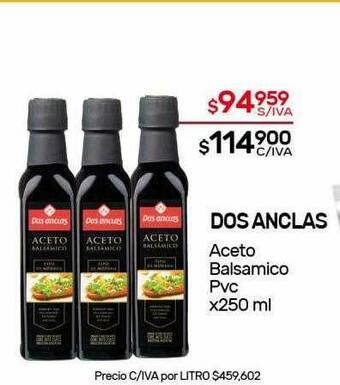 Nini Mayorista Dos Anclas Aceto Balsamico Pvc oferta