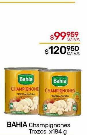 Nini Mayorista Bahia Champignones Trozos oferta