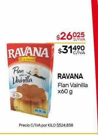 Nini Mayorista Ravana Flan Vainilla oferta