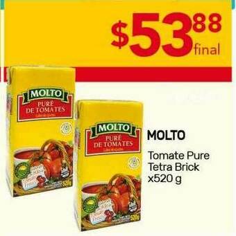 Nini Mayorista Molto Tomate Pure Tetra Brick oferta
