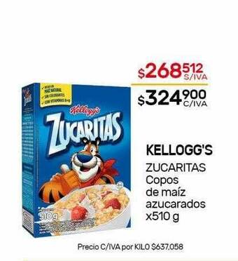 Nini Mayorista Kellogg's Zucaritas Copos De Maíz Azucarados oferta