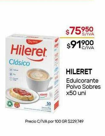 Nini Mayorista Hileret Edulcorante Polvo Sobres oferta