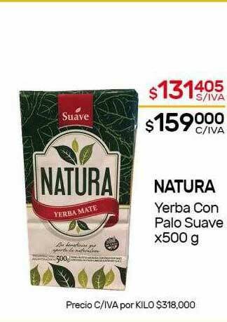 Nini Mayorista Natura Yerba Con Palo Suave oferta