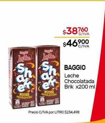 Nini Mayorista Baggio Leche Chocolatada Brik oferta