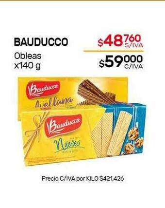 Nini Mayorista Bauducco Obleas oferta