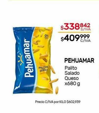 Nini Mayorista Pehuamar Palito Salado Queso oferta