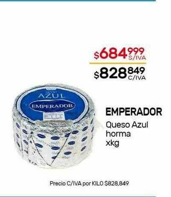 Nini Mayorista Emperador Queso Azul Horma oferta
