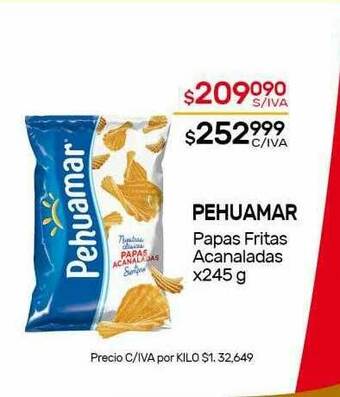 Nini Mayorista Pehuamar Papas Fritas Acanaladas oferta