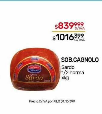 Nini Mayorista Sob Cagnolo Sardo 1 2 Horma oferta