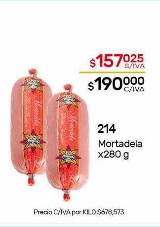 Nini Mayorista 214 Mortadela oferta