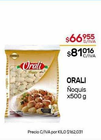 Nini Mayorista Orali ñoquis oferta