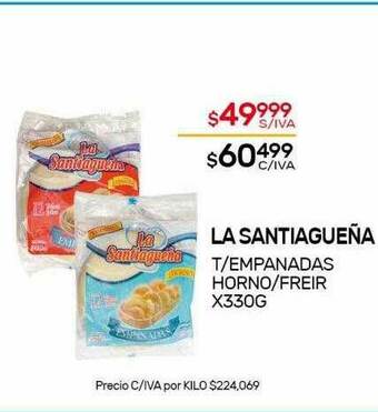 Nini Mayorista La Santiagueña T Empanadas Horno Freir oferta