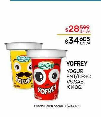 Nini Mayorista Yofrey Yogur Ent Desc oferta