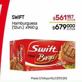 Nini Mayorista Swift Hamburguesa oferta