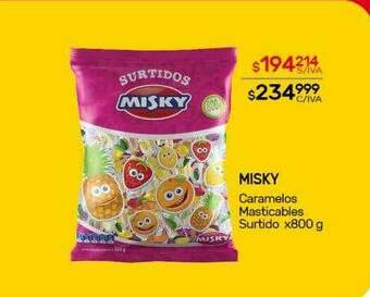 Nini Mayorista Misky Caramelos Masticables Surtido oferta