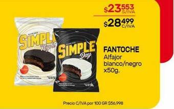 Nini Mayorista Fantoche Alfajor Blanco Negro oferta