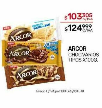 Nini Mayorista Arcor Choc Varios Tipos oferta