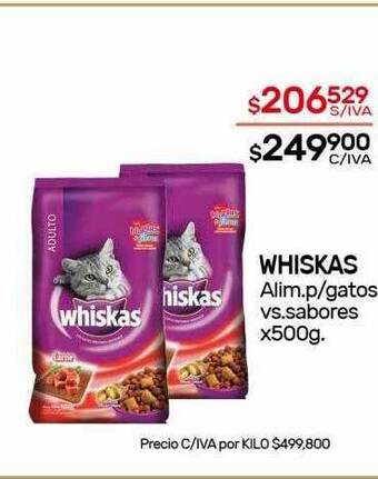 Nini Mayorista Whiskas Alim P Gatos oferta