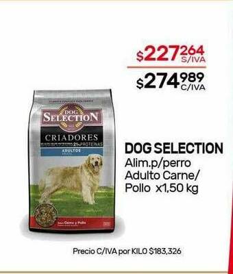 Nini Mayorista Dog Selection Alim P Perro Adulto Carne Pollo oferta