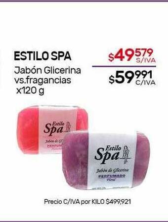 Nini Mayorista Estilo Spa Jabón Glicerina oferta
