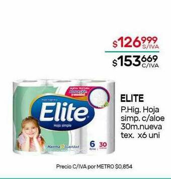 Nini Mayorista Elite P Hig Hoja Simp C Aloe 30m Nueva Tex oferta