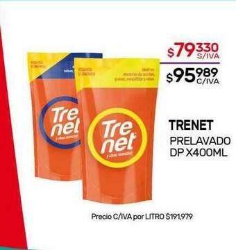 Nini Mayorista Trenet Prelavado Dp oferta