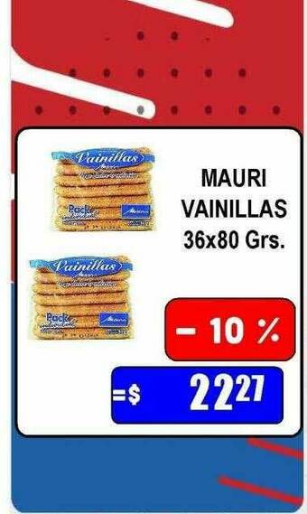Dulcenter Mauri Vainillas oferta