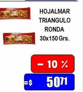 Dulcenter Hojalmar Triangulo Ronda oferta