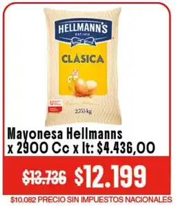 Makro Hellmann's clásica mayonesa oferta