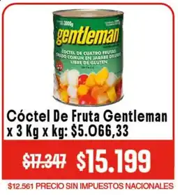 Makro Gentleman cóctel de fruta oferta