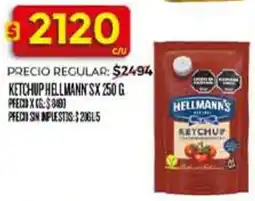 Supermercados DIA Hellmann's ketchup oferta