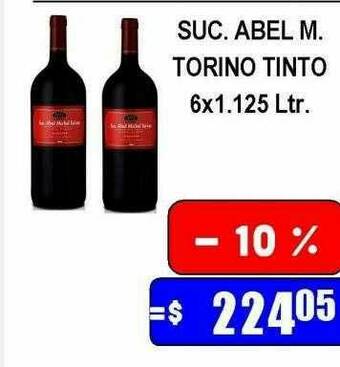 Dulcenter Suc Abel M. Torino Tinto oferta