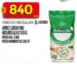 Supermercados DIA Molinos ala arroz largo fino oferta