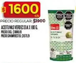 Supermercados DIA Dia aceitunas verdes oferta