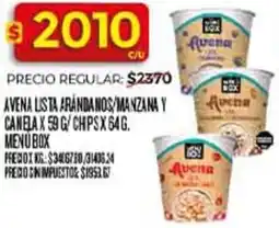 Supermercados DIA Avena lista arandanos/manzana y canela oferta